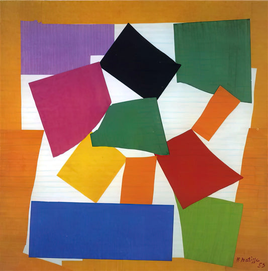 Notre Dame by Matisse: A Masterpiece of Modernist Vision and Artistic Evolution - THE SNAIL 1953 by Henri Matisse