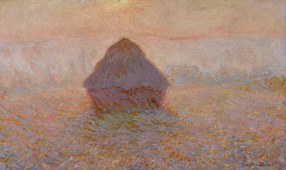 Nymphaea Monet: The Water Lilies That Redefined Modern Art - Grainstack, Sun in the Mist by claude monet
