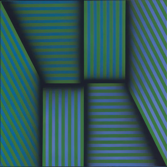 Omar Rayo Posters: The Geometric Brilliance of a Colombian Master - Scarlatti's Garden - Op Art by Omar Rayo