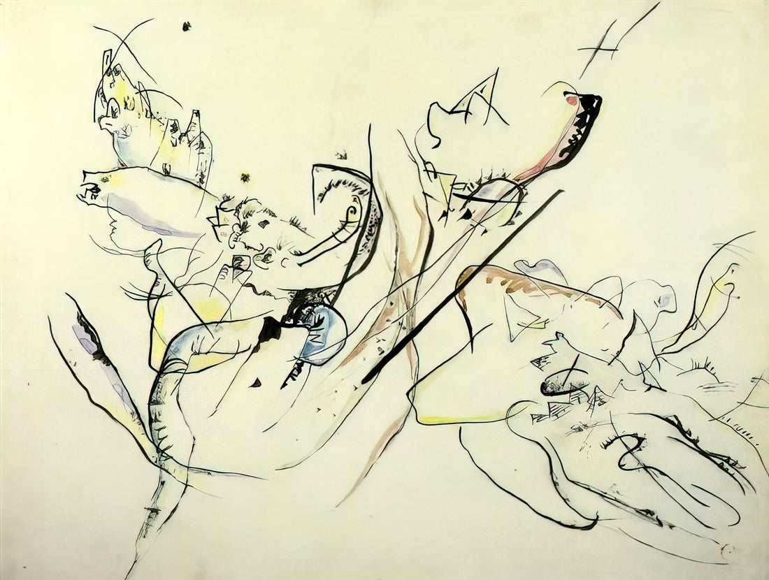 On White II 1923: Kandinsky's Geometric Revolution in Abstract Art - UNTITLED by Wassily Kandinsky