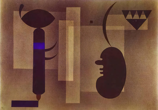 On White II by Wassily Kandinsky: Decoding the Abstract Masterpiece - GLOOMY SITUATION 1933 by Wassily Kandinsky