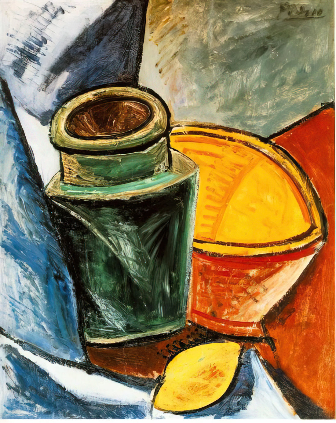 Original Lithograph Picasso: A Collector's Guide to Authenticity, Value & Artistic Legacy - Still life with lemons by Pablo Picasso