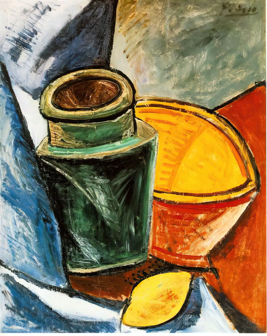 Original Pablo Picasso Paintings: A Collector's Guide to Authenticity, Value, and Legacy - Still life with lemons by Pablo Picasso