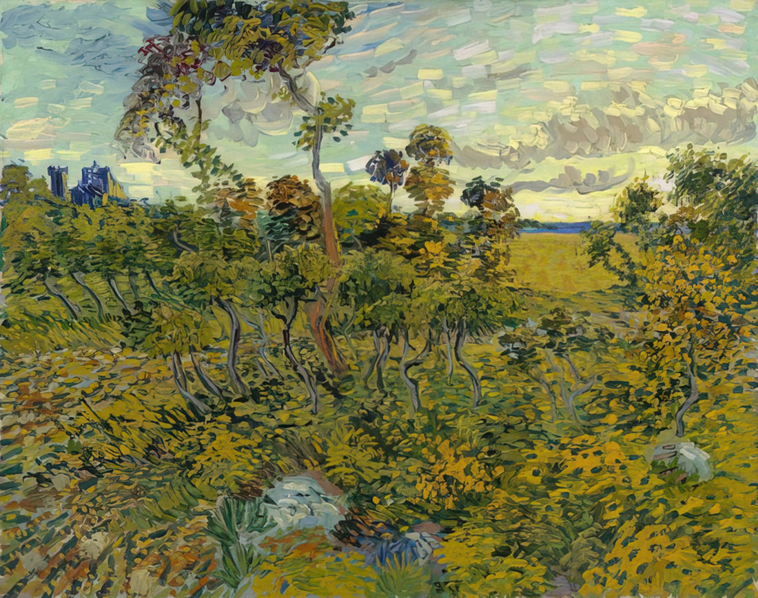 Orsay Van Gogh: Exploring the Master's Works at Musée d'Orsay and Their Enduring Legacy - Sunset at Montmajour by Vincent van Gogh