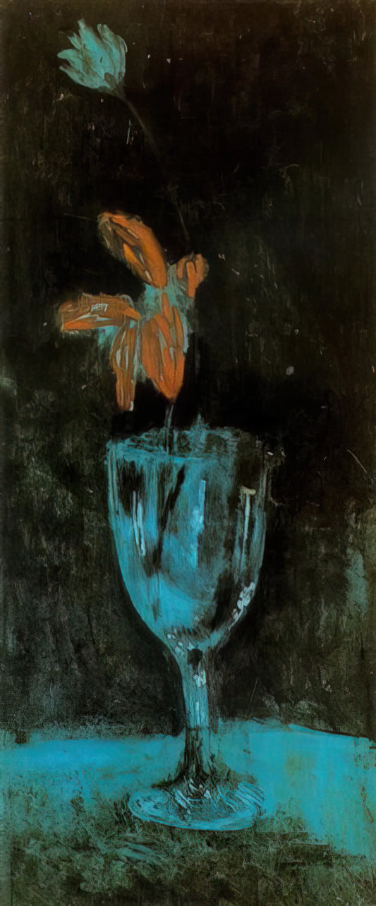 Pablo Picasso 1957: The Master's Late Period and Its Enduring Legacy - A blue vase - 1903 by Pablo Picasso