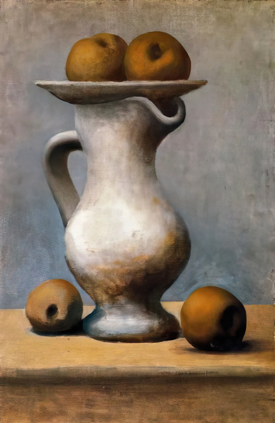 Pablo Picasso Artwork Famous: The Masterpieces That Defined Modern Art - Still life with pitcher and apples by Pablo Picasso