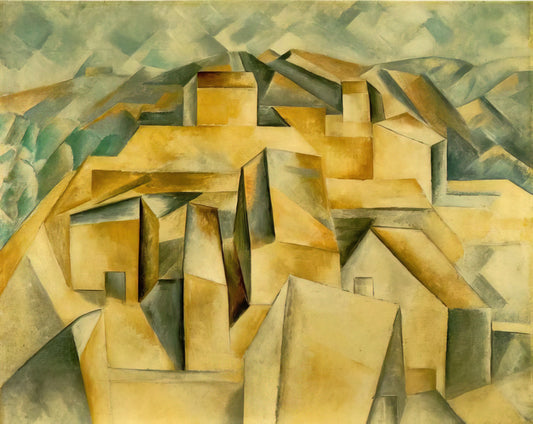 Pablo Picasso Framed Art: A Curated Guide to Collecting and Displaying Masterpieces - Houses on the hill by Pablo Picasso