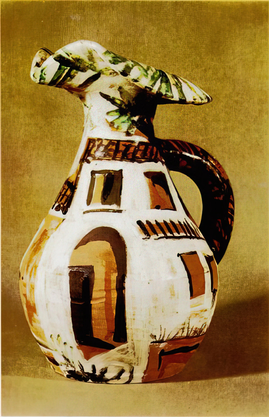 Pablo Picasso Guernica Print: The Definitive Collector's Guide to Art's Most Powerful Anti-War Statement - Jug with handle by Pablo Picasso