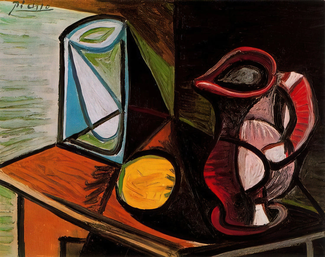 Pablo Picasso Top 5 Paintings: A Curator's Guide to His Most Iconic Works - Glass and pitcher by Pablo Picasso