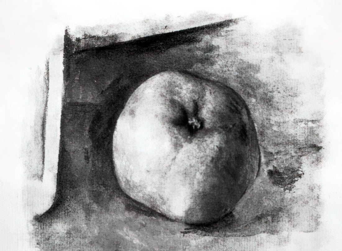 Pablo Picasso and Amedeo Modigliani: A Comparative Study of Modernist Giants - Apple - 1914 by Pablo Picasso