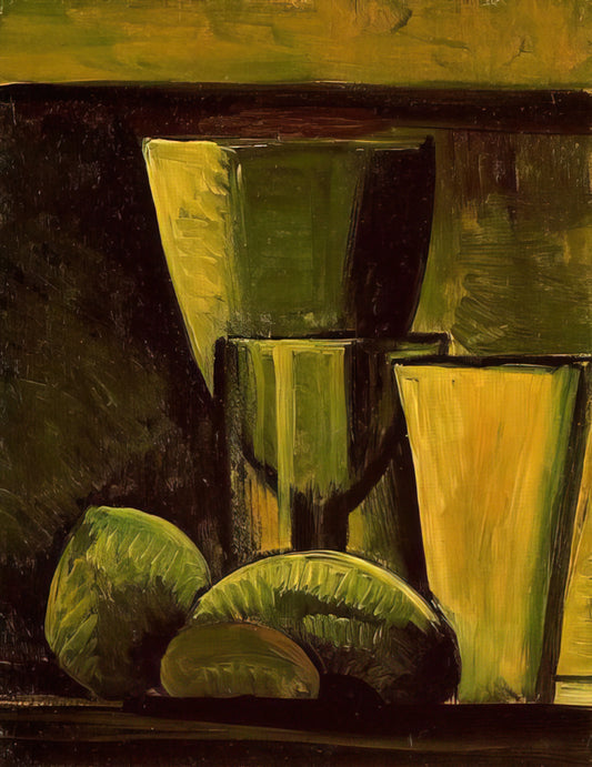 Pablo Picasso: The Revolutionary Force That Defined 20th Century Art - Still life - 1908 by Pablo Picasso