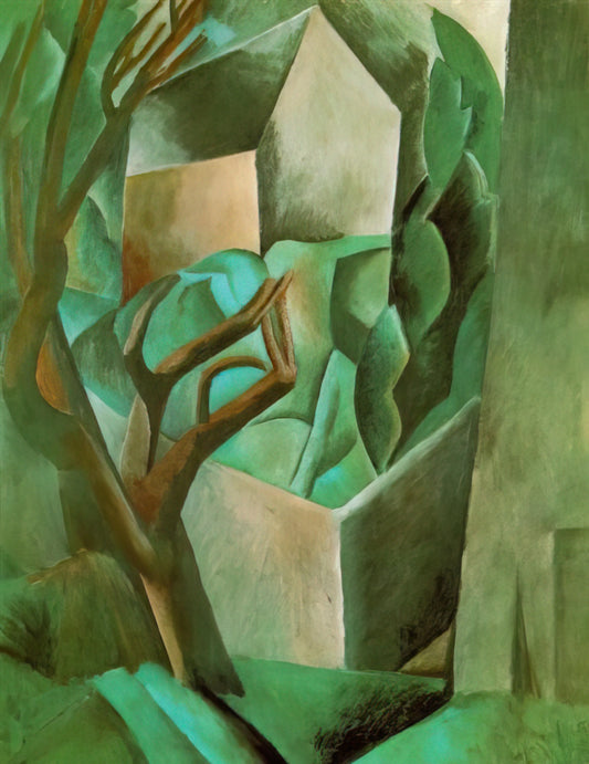 Pablo Picasso: The Revolutionary Genius Who Redefined Modern Art - House in the garden by Pablo Picasso