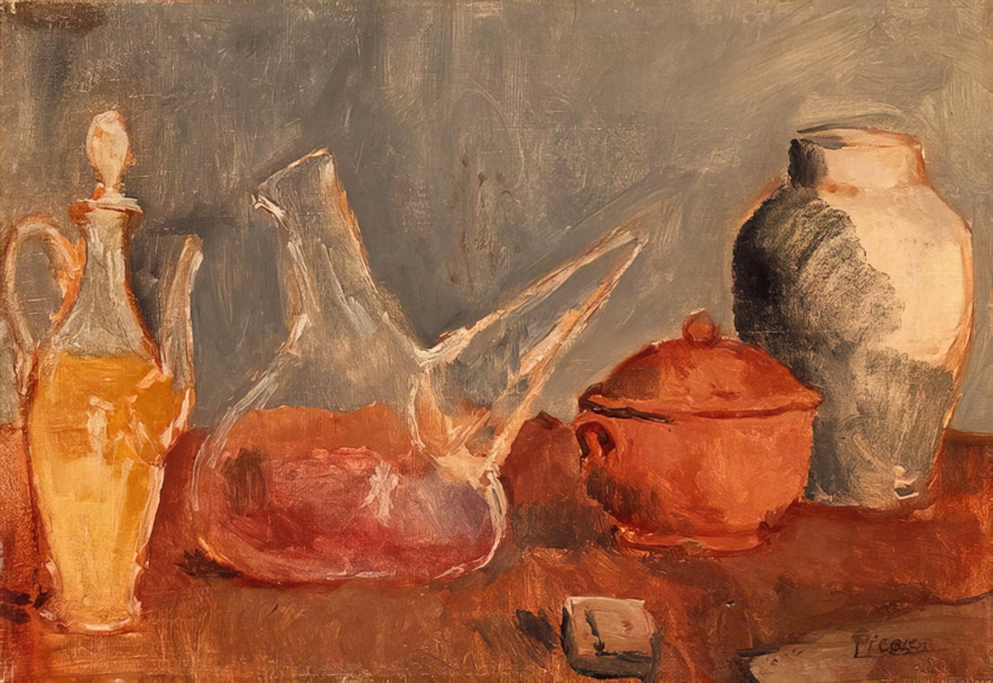 Pablo Picasso: The Revolutionary Genius Who Transformed Modern Art - Still life with vases by Pablo Picasso