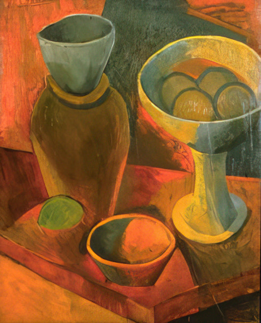 Pablo Picasso's 'La Lecture': An Intimate Portrait of Domesticity and Artistic Evolution - Jug and fruit dish by Pablo Picasso