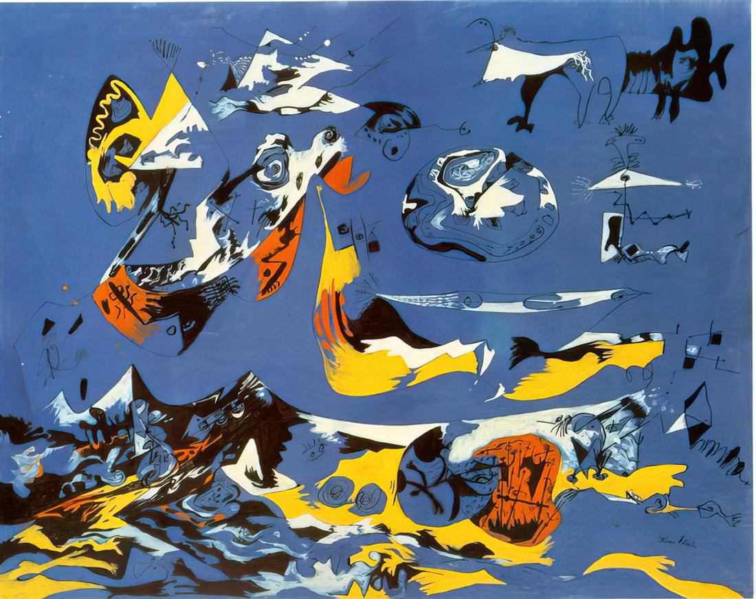 Painting a Jackson Pollock: Decoding the Drip Technique of Abstract Expressionism - BLUE MOBY DICK by Jackson Pollock