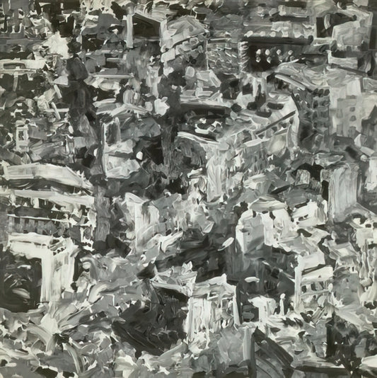 Paintings of Gerhard Richter: A Journey Through Photorealism, Abstraction, and Artistic Evolution - TOWNSCAPE PARIS 1968 by Gerhard Richter