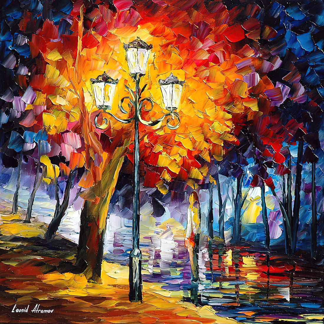 Paris of My Dreams: The Eternal City in Art, Imagination, and Interior Design - Leonid Afremov by Leonid Afremov