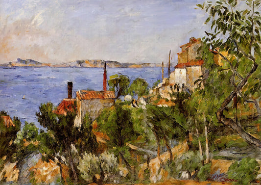 Paul Cézanne Letters: An Intimate Glimpse into the Mind of a Modern Master - Landscape. Study after Nature by Paul Cézanne