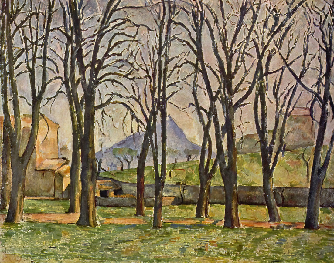 Paul Cézanne Prints: The Bridge Between Impressionism and Modern Art - Chestnut Trees at the Jas de Bouffan by Paul Cézanne