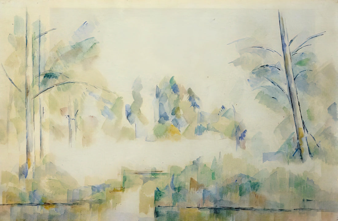 Paul Cézanne: The Poker of Modern Art Who Redefined Painting - Trees by the Water by Paul Cézanne
