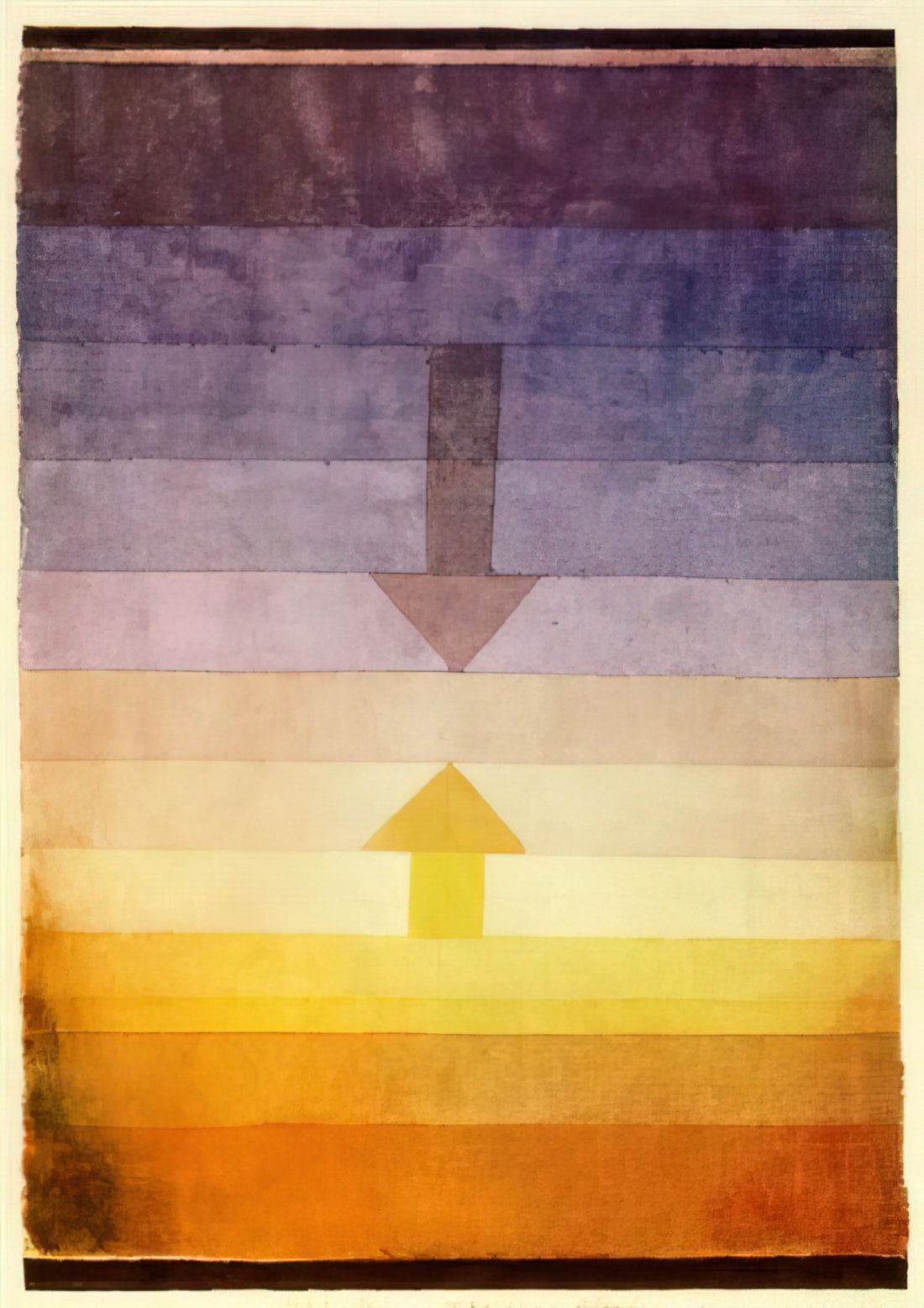 Paul Klee 1939: The Final Year of a Visionary's Artistic Journey - SEPARATION IN THE EVENING 1922 by Paul Klee