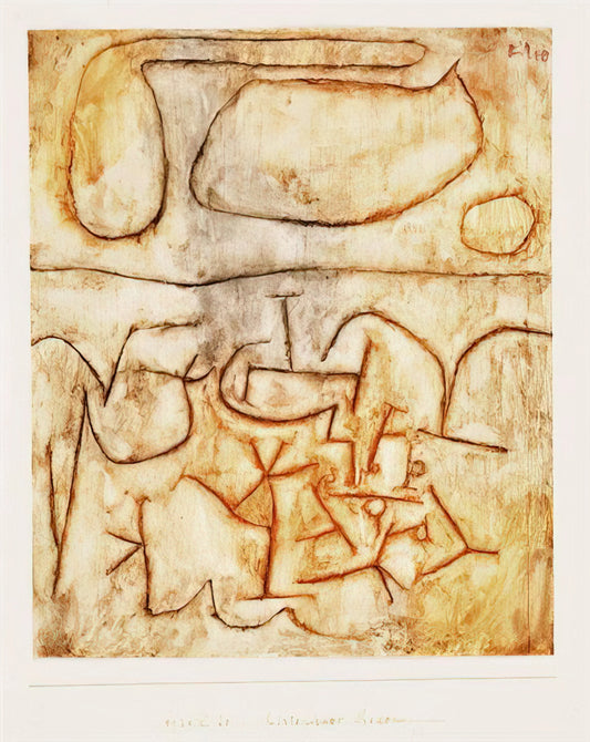 Paul Klee Print: A Collector's Guide to the Swiss Master's Graphic Genius - HISTORIC GROUND 1939 by Paul Klee