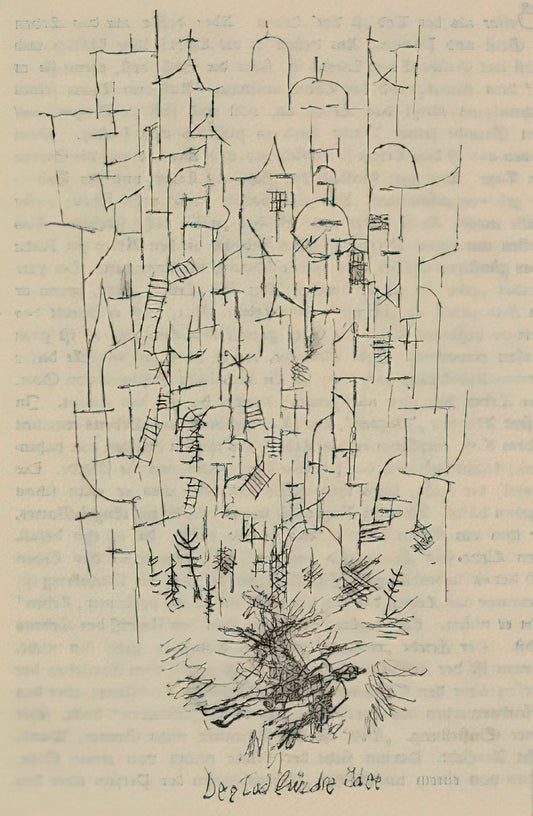 Paul Klee Prints: A Collector's Guide to the Master of Color and Line - DEATH FOR THE IDEA 1915 by Paul Klee
