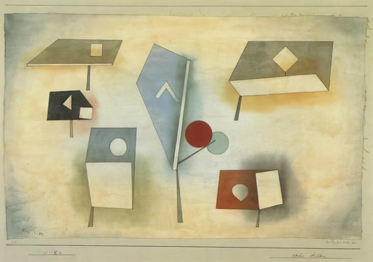 Paul Klee Sculpture: The Lesser-Known Three-Dimensional Explorations of a Modern Master - SIX SPECIES 1921 by Paul Klee