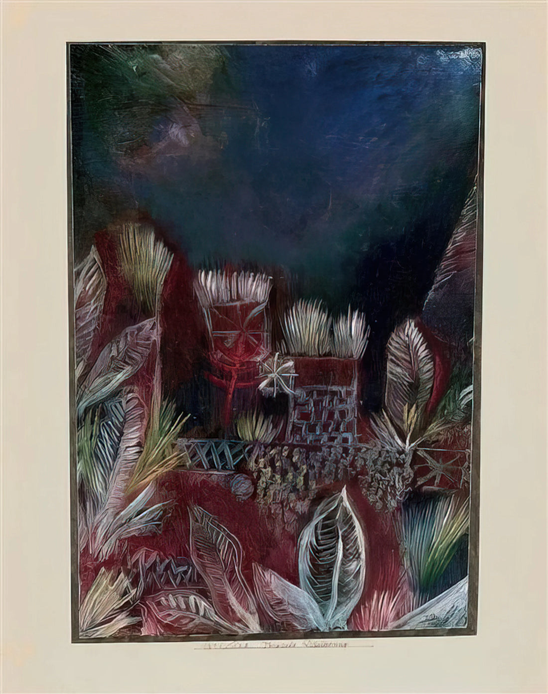 Paul Klee in 1930: A Pivotal Year of Artistic Evolution and Personal Turmoil - TROPICAL TWILIGHT 1921 by Paul Klee