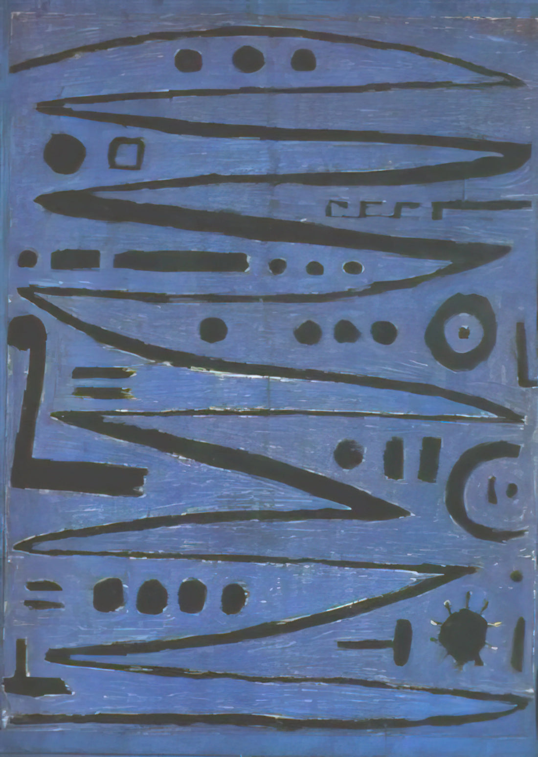 Paul Klee: The Modern Art Visionary Who Redefined Abstraction - HEROIC FIDDLING 1938 by Paul Klee