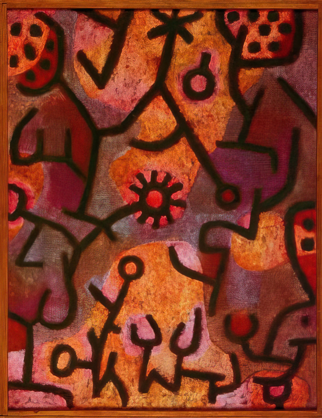 Paul Klee: The Poetic Visionary of Modern Art and Where to Find His Prints - FLORA ON ROCKS SUN 1940 by Paul Klee