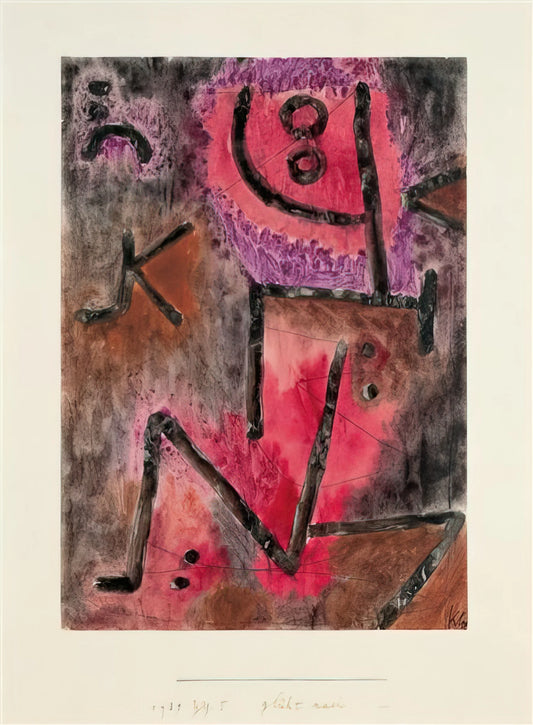 Paul Klee's Blossoming: A Journey into the Artist's Botanical Imagination - AFTER ANNEALING 1940 by Paul Klee