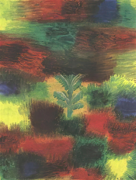 Paul Klee's Most Famous Art: A Curator's Guide to His Iconic Works - LITTLE TREE AMID SHRUBBERY 1919 by Paul Klee