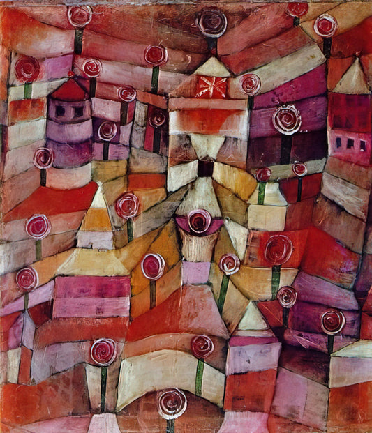 Paul Klee's 'Sinbad': A Journey into the Artist's Symbolic Imagination - ROSE GARDEN 1920 by Paul Klee