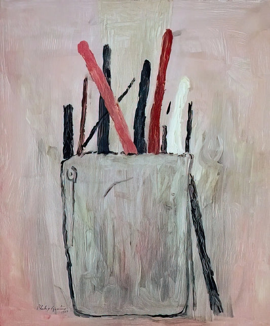 Philip Guston Retrospective 2022: Revisiting a Controversial Master's Legacy - BRUSHES 1969 by Philip Guston
