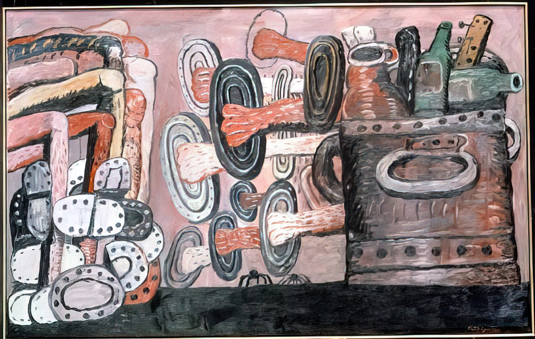 Philip Guston at MoMA: Unpacking a Master's Evolution - THE STREET 1977 by Philip Guston