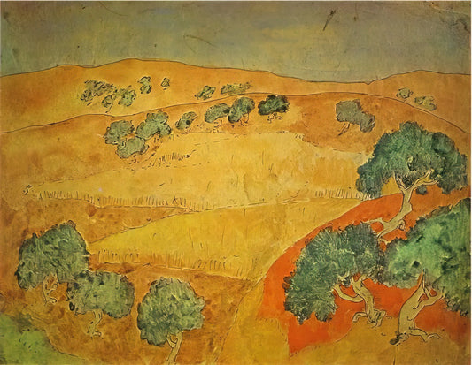 Picasso Dove Print Framed: The Symbol of Peace in Modern Art Collecting - Summer landscape by Pablo Picasso