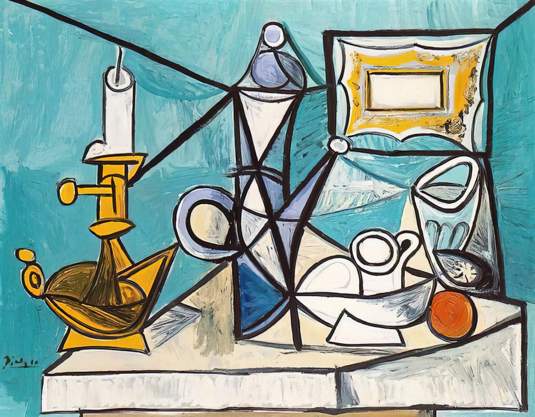 Picasso Woman Print: A Collector's Guide to Iconic Portraits & Modern Art Legacy - Still life with lamp - 1944 by Pablo Picasso