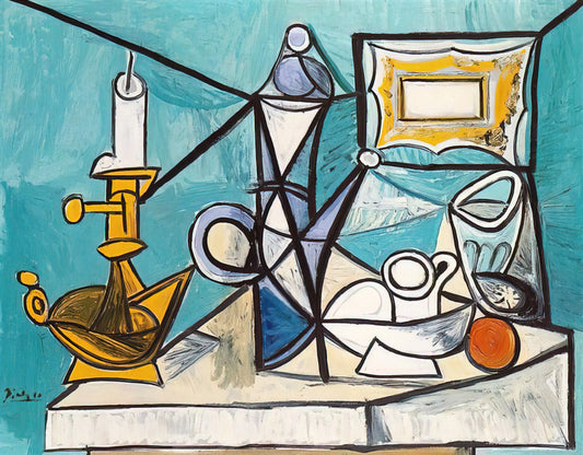 Picasso Woman Print: A Collector's Guide to Iconic Portraits & Modern Art Legacy - Still life with lamp - 1944 by Pablo Picasso