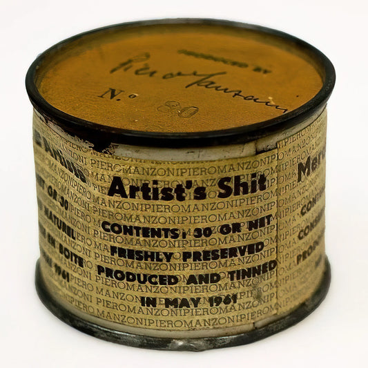 Piero Manzoni Prints: A Guide to the Conceptual Artist's Provocative Legacy - Artist's Shit by Piero Manzoni
