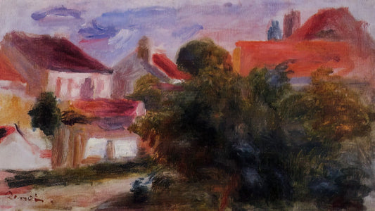 Pierre-Auguste Renoir Lithographs: A Collector's Guide to the Master's Printmaking Legacy - Street in Essoyes by Pierre-Auguste Renoir