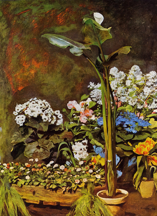 Pierre-Auguste Renoir Reproductions: A Curator's Guide to Collecting Museum-Quality Prints - Arum and Conservatory Plants by Pierre-Auguste Renoir