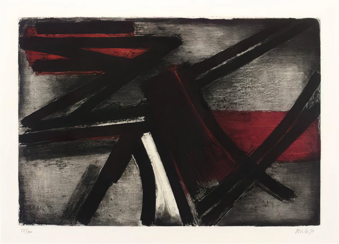 Pierre Soulages Auction: Understanding the Market for France's Master of Black - Etching No. 2 - 1952 by Pierre Soulages