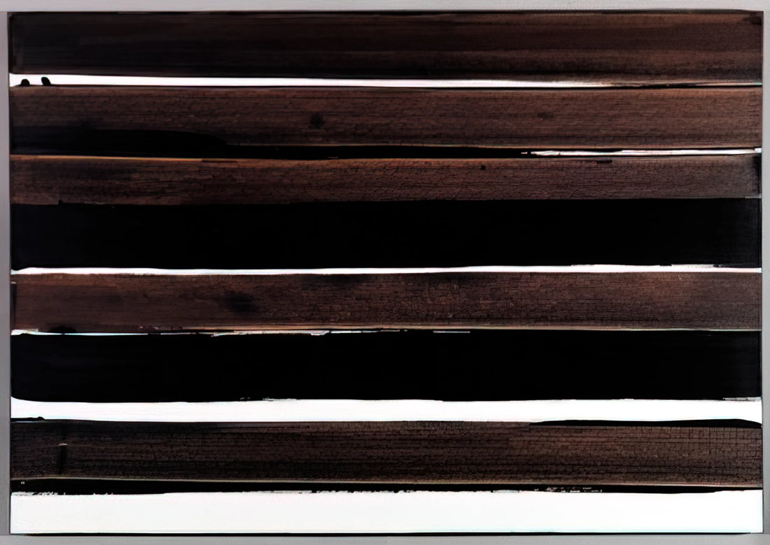 Pierre Soulages at Sotheby's: The Market for France's Master of Black - A-Walnut Stain - 2004 by Pierre Soulages