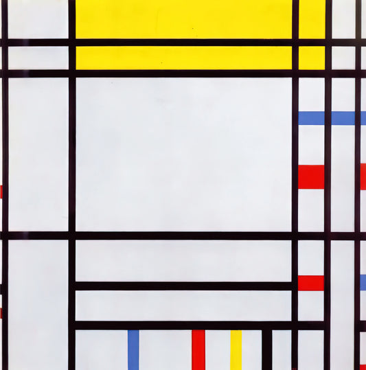 Piet Mondrian Famous Works: A Journey Through the Evolution of Neoplasticism - Place de la Concorde by Piet Mondrian