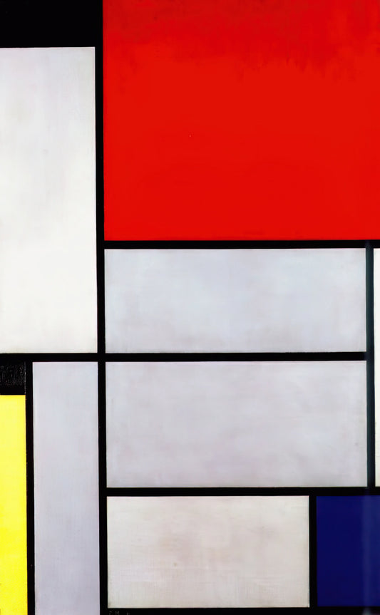 Piet Mondrian Pictures: A Journey Through Geometric Abstraction and Modernist Vision - Tableau I by Piet Mondrian