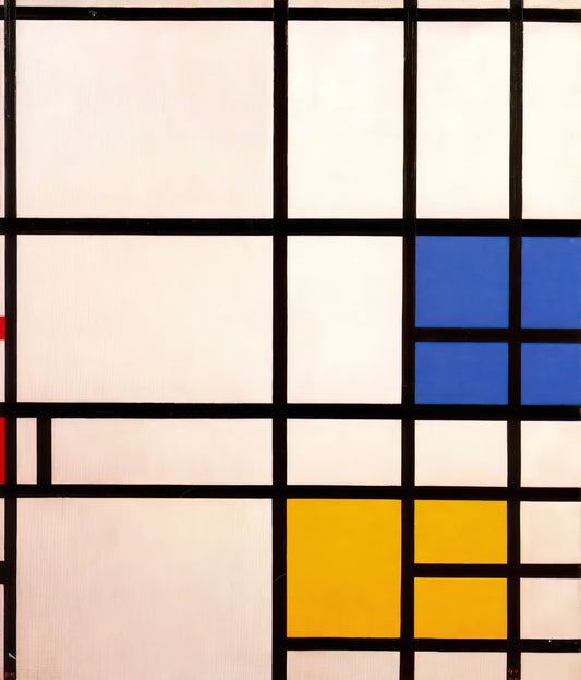 Piet Mondrian Vans: When Neo-Plasticism Met Streetwear Culture - Composition N. 11 London with Blue, Red and Yellow by Piet Mondrian