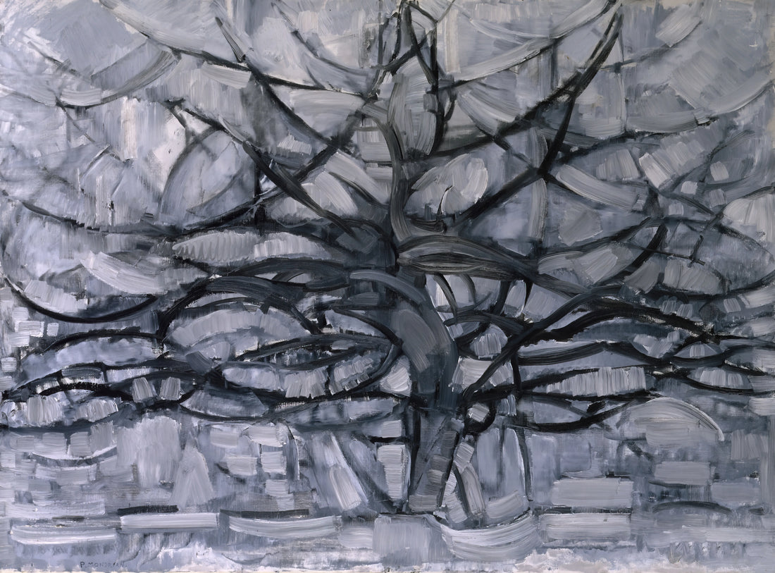 Piet Mondrian at MoMA: The Evolution of an Abstract Visionary - The Gray Tree by Piet Mondrian