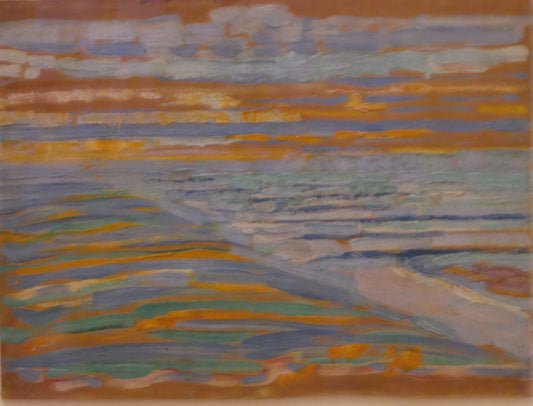 Piet Mondrian: The Abstract Artist Who Redefined Modern Art - View from the Dunes with Beach and Piers by Piet Mondrian