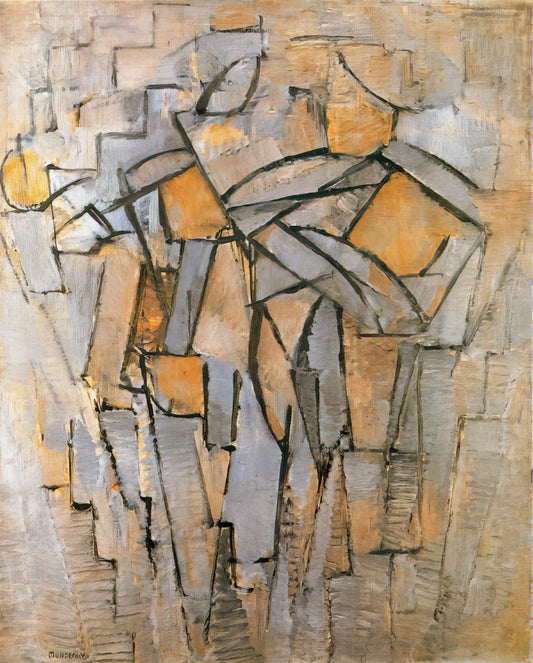 Piet Mondrian's Early Animal Art: The Naturalist Roots of an Abstract Pioneer - Composición en Gris – Azul by Piet Mondrian